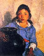 Robert Henri Gregorita with the Santa Clara Bowl china oil painting reproduction